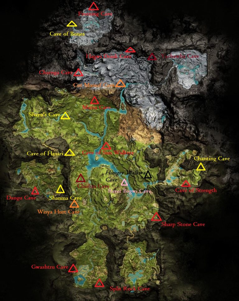 Far Cry Primal – All Lost Cave Locations Guide | GamesWiki