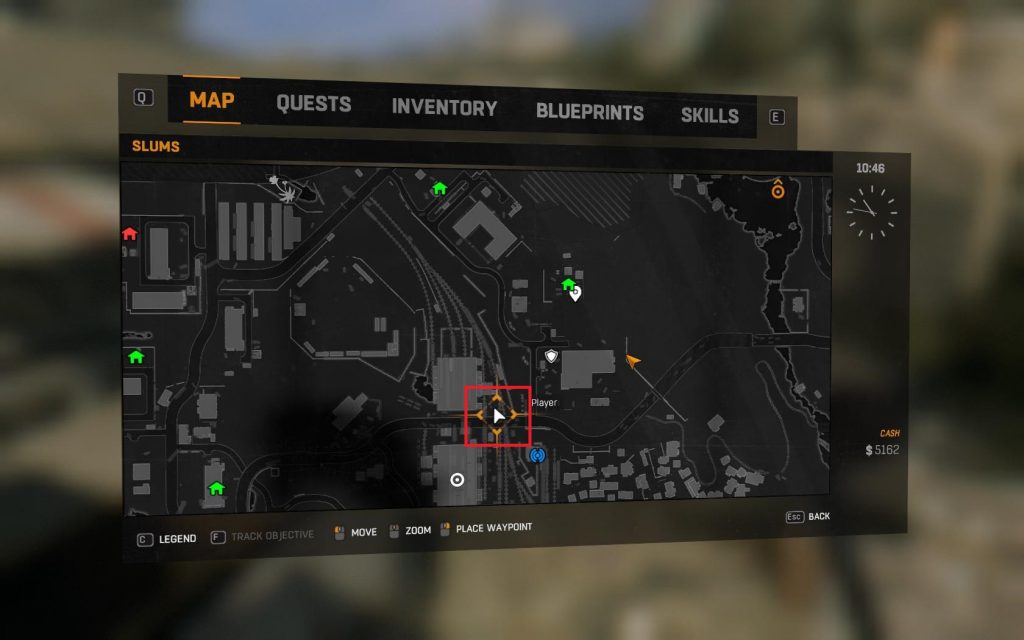 dying light map of outfit locations
